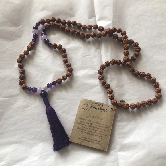 NWT Hamuman Mala - Amethyst - Picture 2 of 6